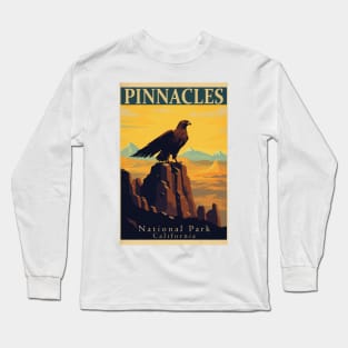 Pinnacles National Park Travel Poster Long Sleeve T-Shirt